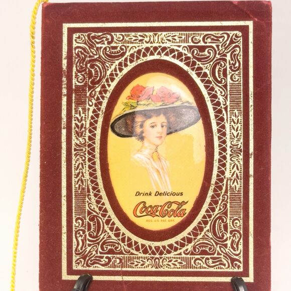 Other - 1976 Coca-Cola 75th Anniversary Invitation Cover Chicago Bottling Velvet